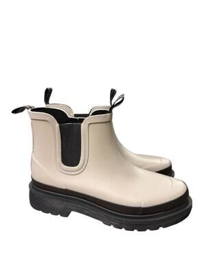 Ilse Jacobsen Gray Rubber Chelsea Rubber Rain Boot Women size 40 US 10